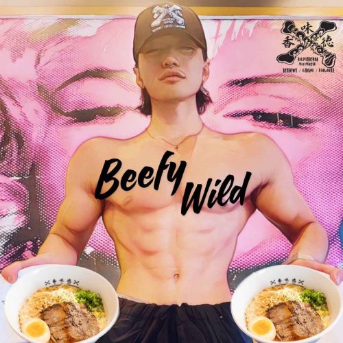 Jeremiah Mokiao Holding Kamitoku Ramen Japanese Food
